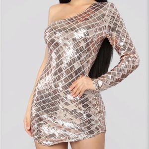 Sequin Mini Dress